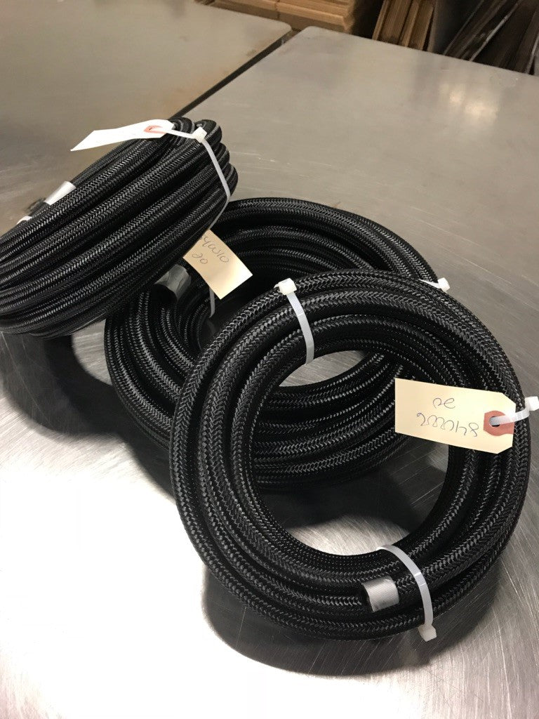 Fragola Black Nylon Race Hose