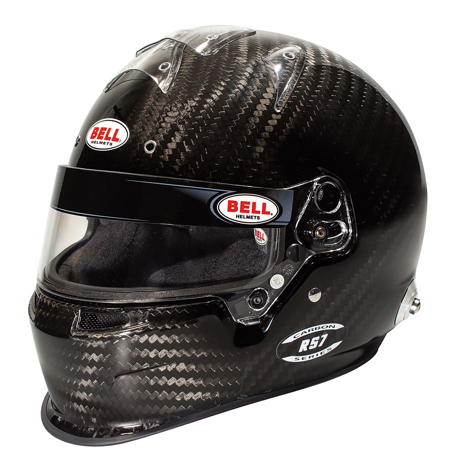 BELL RS7 CARBON DUCKBILL HELMET SIDE VIEW