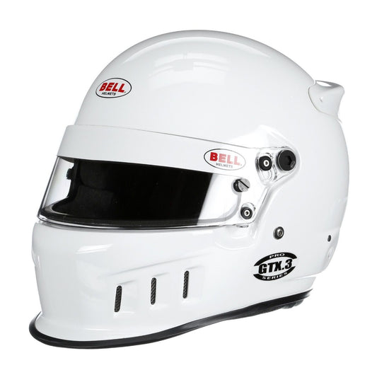 BELL GT3X HELMET IN WHITE SIDEVIEW